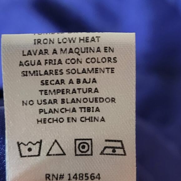 Akira Chicago Express Yourself Ruffled Drama Pants in Royal Blue XL - Picture 7 of 8